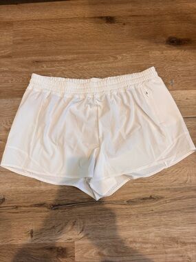 CALIA by Carrie Underwood White Athletic Shorts with Elastic Waistband